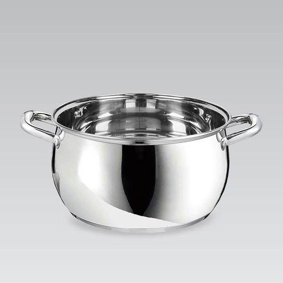 Кастрюля Maestro MR-3515-16, 2 л, 16 см, из нержавеющей стали с крышкой, для всех типов плит | Зображення 3