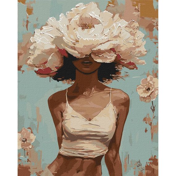 Картина по номерам "Цветущая красавица" KHO8436 40х50 см