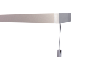 Двухрядный профиль для штор на шнуровом управление с декоративной фасадной планкой