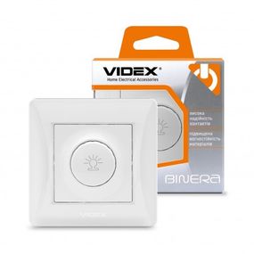 VIDEX BINERA Димер білий 600Вт (VF-BNDM600-W) (16/96)