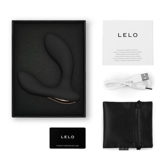Смарт-масажер простати LELO Hugo 2 Black, 2 мотори, підвищена потужність | Зображення 2