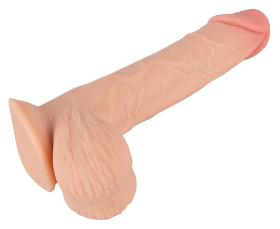 Фалоімітатор - Nature Skin Dildo With Movable Skin, 19 см sexstyle | Зображення 4