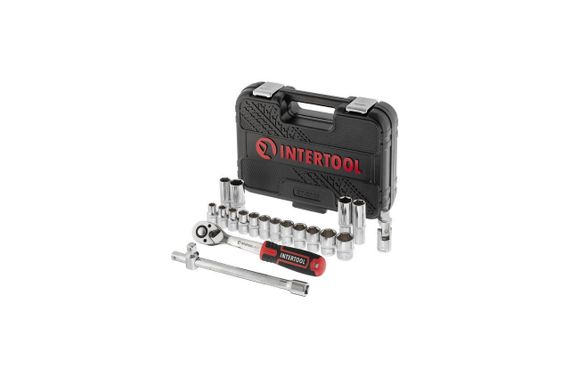 Набор инструмента Intertool - 1/2" 20 ед. Storm (ET-8020) | Зображення 2