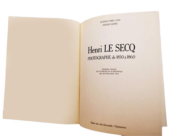 Фотоискусство история книга работ Анри Ле Сека Henri Le Secq "Photographe de 1850-1860" Б/У книги о фотографах | Зображення 1