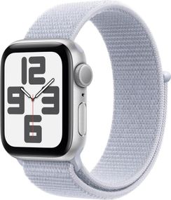 Смарт-годинник Apple Watch SE 2 GPS 44mm Silver Aluminium Case w. Blue Cloud Sport Loop (MXET3)