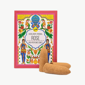 Аромаконуси зворотнього потоку Троянда  Back Flow cones Rose 10 шт. в уп. Sreevani 8906037224766