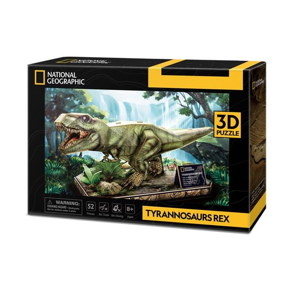 Пазл Cubic Fun 3D National Geographic Dino Тиранозавр Рекс (DS1051h)