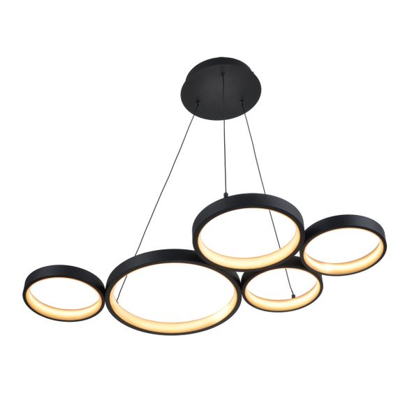 Люстра потолочная подвесная лофт в холл LED BL-847S/76W WW BK | Зображення 4