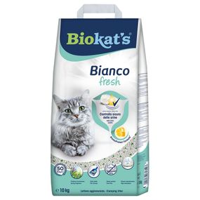 Бентонітовий наповнювач Biokat's Bianco Fresh без запаху 10 л