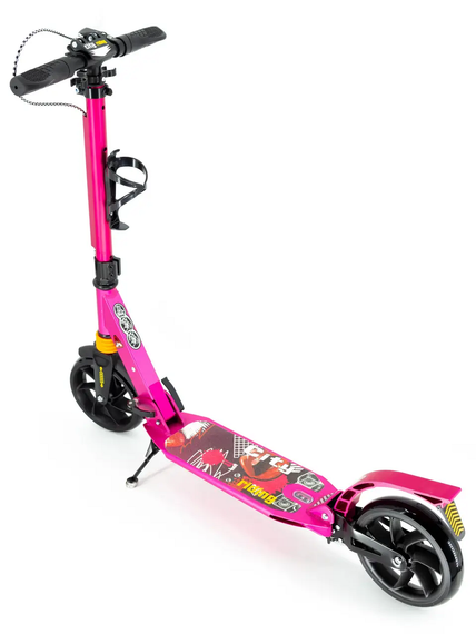 Самокат двухколесный городской Scooter City 682 Розовый | Зображення 1