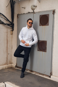 Костюм зима двухцветка черно-белый S M