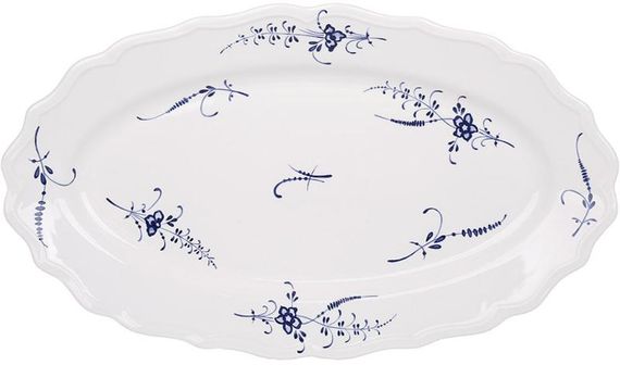 Набор овальных фарфоровых блюд Venezia: Azure Banquet, 36х21 см (6 шт.)