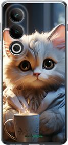 Чохол на OnePlus ACE 3V Білий кіт "5646u-3681-2448"