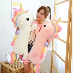 Іграшка м'яка Єдиноріжка 75см М 14661 Рожева