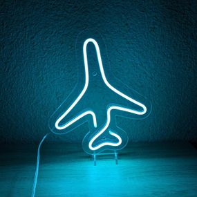 Неоновий світильник Літак 250х300 acr-n000089