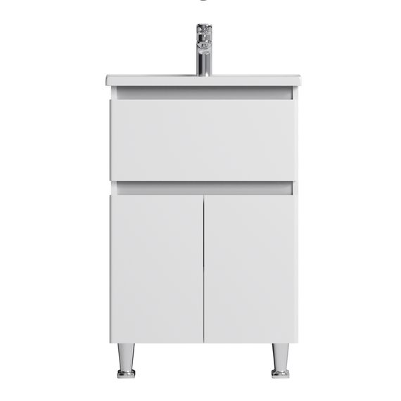 Тумба напольная AM.PM X-Joy 55 см с умывальником M85-FSX0553-WC0553WG38 | Зображення 7