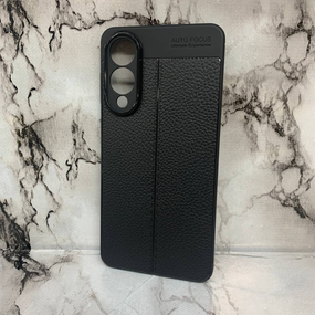 Протиударний чохол AutoFocus Leather Samsung Galaxy S25 Edge чорний