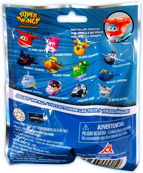 Ігрова фігурка-cюрприз Super Wings Mini Flyers Season 3 (US730900) | Зображення 1
