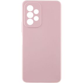 Чохол Silicone Cover Lakshmi Full Camera (AAA) для Samsung Galaxy A13 4G Рожевий / Pink Sand