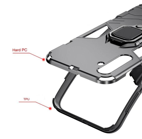 Чохол бампер Primolux Ring Armor для телефона Samsung Galaxy S24 Plus (SM-S926) - Black | Зображення 4