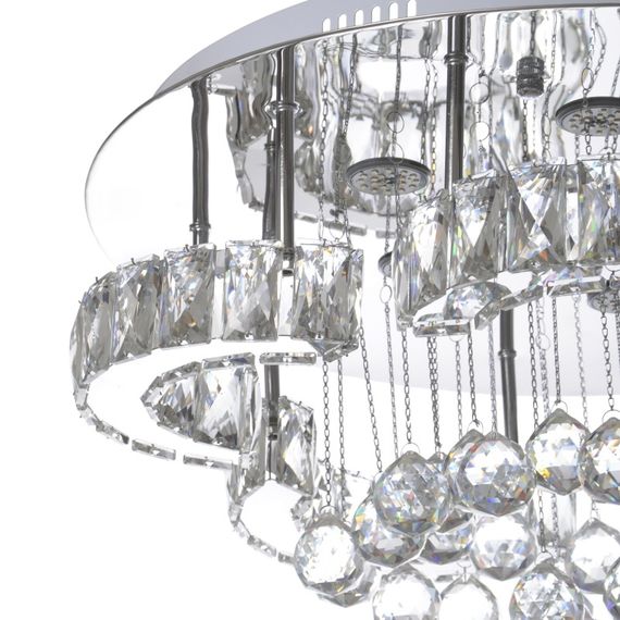 Люстра потолочная хрустальная LED 72W WW+NW+CW CH (BR-989C/1) | Зображення 2