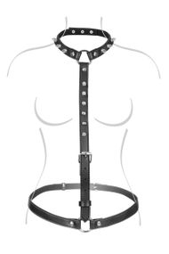 Портупея на тіло Fetish Tentation Sexy Adjustable Harness Sex Aura