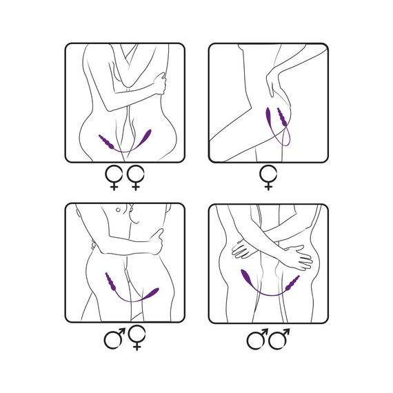 Вібратор двосторонній Adrien Lastic AD-2X з пультом LRS | Зображення 5