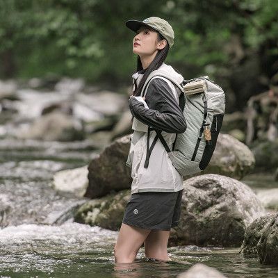Рюкзак туристический Naturehike NH20BB206 20 л світло-сірий (6927595772775) | Зображення 2