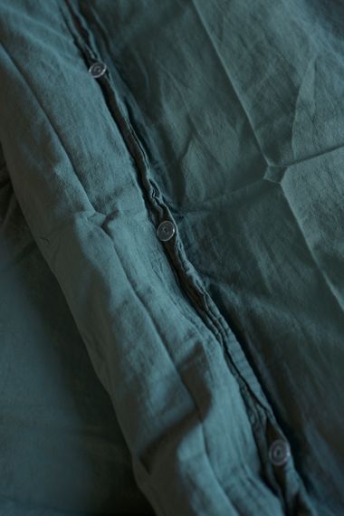 Комплект постільної білизни SoundSleep Stonewash Adriatic dark green євро зелений (92670563) | Зображення 2