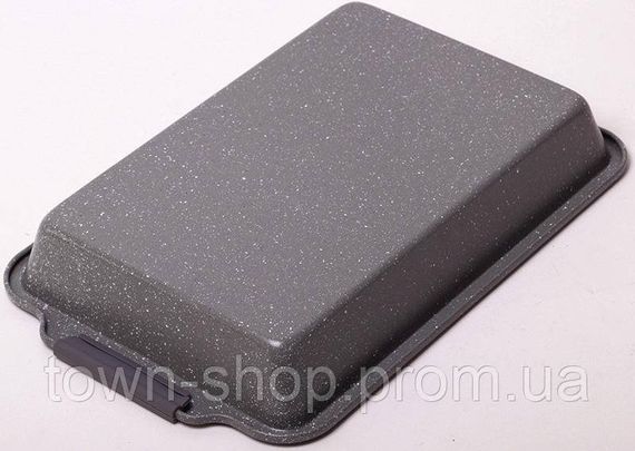 Форма для выпечки Kamille Marble 46х30х6см с силиконовыми ручками KM-6027A | Зображення 2