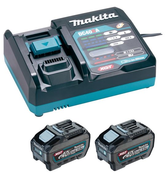 Набір акумуляторів BL4050F (2 шт) та зарядний пристрій для продукції Makita XGT (1911V6-0) | Зображення 1