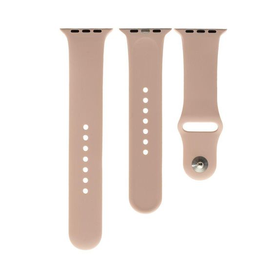 Ремінець для Apple Watch Band Silicone Two-Piece 38/40/41 mm Колір 50.Canary Yellow | Зображення 5