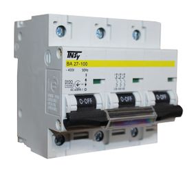 Автоматичний вимикач ВА27-100 3Р 100А 10 кА х-ка D Ny95504907