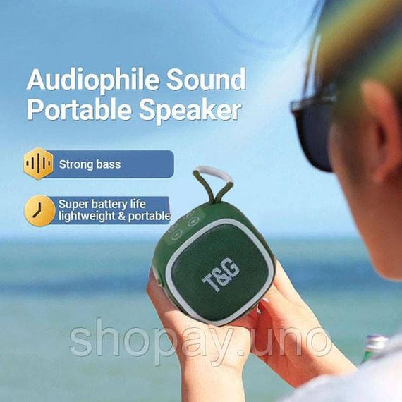 Bluetooth колонка радіо на ремені, Бездротова bluetooth колонка, Акустичні колонки з блютузом DI-99 | Зображення 5