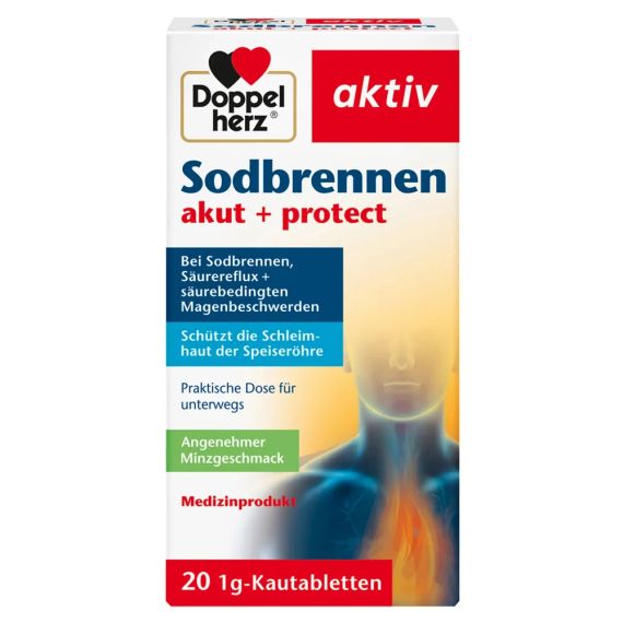 Doppelherz Таблетки Доппельгерц від гострої печії + захист шлунка