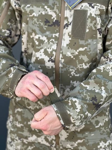 Куртка Софтшел піксель Military | Зображення 1