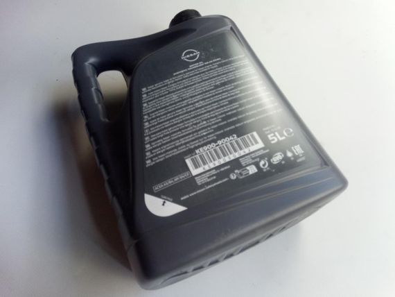 Олива моторна 5W-40 синтетична NISSAN Motor Oil 5 л (KE900-90042) (KE90090042) | Зображення 1