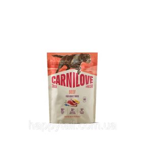 Сухой корм Carnilove True Fresh Beef для взрослых собак всех пород со свежей говядиной 1.5 кг