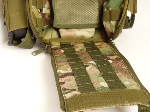 Аптечка тактична військова швидкого знімання Мультикам з двома знімними підсумками для турнікету на MOLLE GEN 4 | Зображення 6