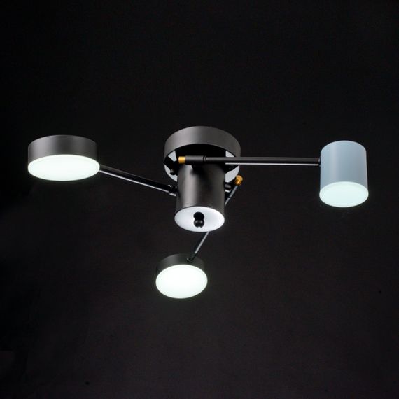 Люстра светодиодная потолочная 22W WW+NW+CW WH BK+BL (BR-01 646C/3) | Зображення 3