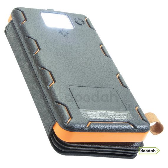 Повербанк з сонячною панеллю - CARPRIE Solar SYK-Z011-5 10000 мАг, 6Вт, Orange | Зображення 2