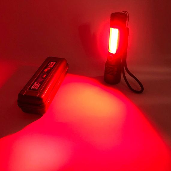 Ліхтарик BN-537-TG+COB (White+red), Тактичний ліхтар ручний, Топ-ліхтарик, Ліхтарик поліс | Зображення 6