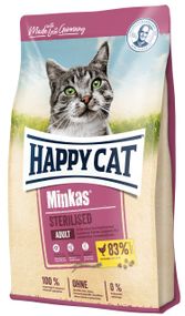 Сухий корм для стерилізованих котів з птахом Happy Cat Minkas Sterilised Geflugel, 10 кг