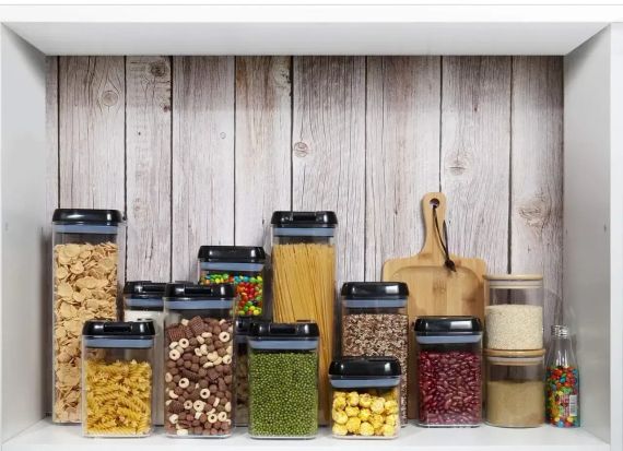 ОЧЕНКА! Набір контейнерів для їжі, 7 предметів, FOOD Storage Container (Плохе паковання, тріщина 3068) | Зображення 2