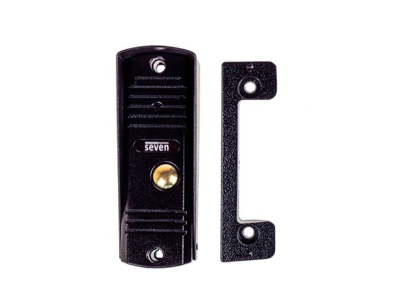 Комплект видеодомофона SEVEN DP-7542 black | Зображення 1