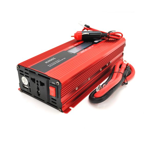 Інвертор напруги UKC+LCD, 2000ВА(1200Вт), 12/220V, approximated