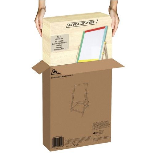 Мольберт деревянный двухсторонний Kruzzel 23546 доска для рисования | Зображення 9