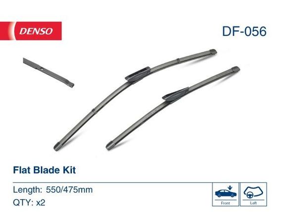 Комплект склоочисників DENSO DF-056 Flat Blade Kit 550/475 мм