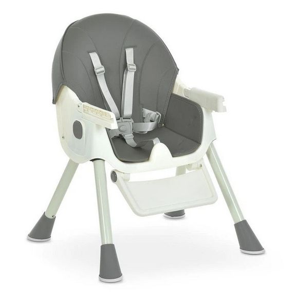 Стульчик для кормления M 6302 Gray складной, 5-ти точечные ремни | Зображення 2