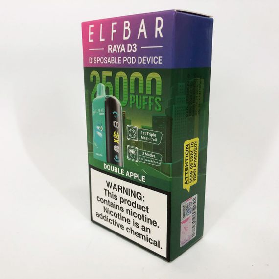 Elf Bar Raya D3 25000 смак Яблуко (Double Apple) | Зображення 2